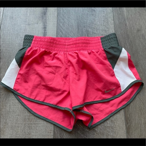 Nike Pants - Nike Dri-Fit Running Shorts in Gray/Pink Size Small